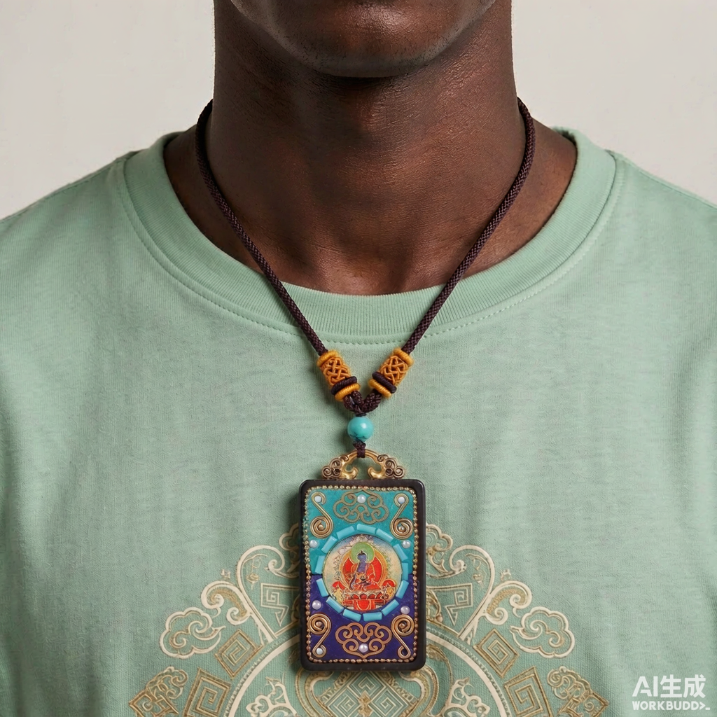 Medicine Buddha Amulet Pendant Necklace