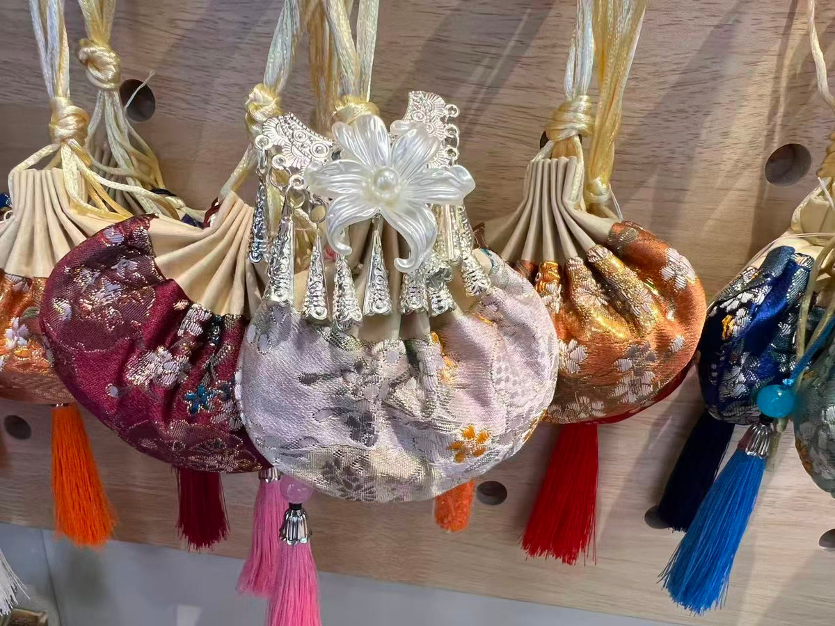 Embroidered Tassel Decorative Pendant