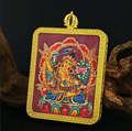 Manjushri Bodhisattva Gold Amulet Pendant