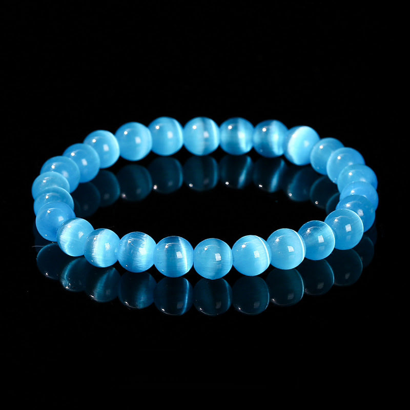 Lake Blue Cat's Eye Bracelet